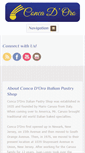 Mobile Screenshot of concadorobakery.net