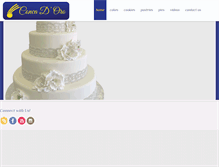 Tablet Screenshot of concadorobakery.net